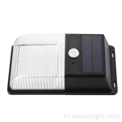 Wason New Dual Solar Panel Long Lifetime 36LED Ultra Bright Garden LED 램프 태양 광 방수 모션 센서 벽 라이트